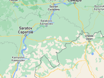 Map showing location of Yershov (51.3513, 48.2766)