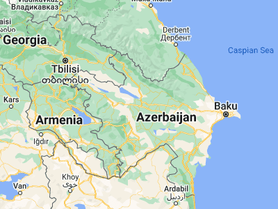 Map showing location of Yevlakh (40.61832, 47.15014)
