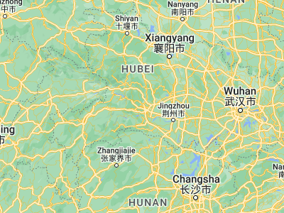 Map showing location of Yichang (30.71444, 111.28472)