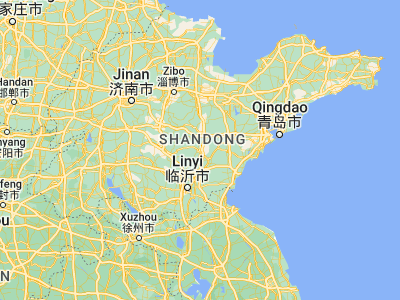 Map showing location of Yishui (35.78472, 118.62806)