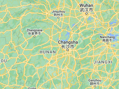 Map showing location of Yiyang (28.58917, 112.32833)
