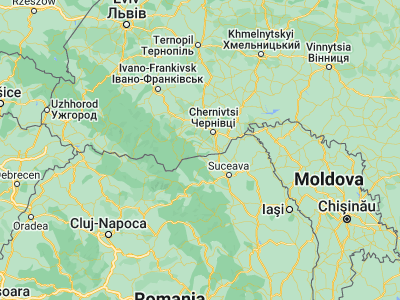Map showing location of Yizhivtsi (48.03962, 25.66232)