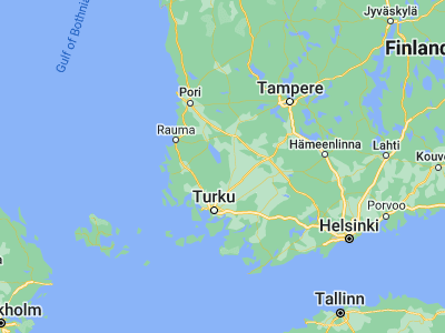 Map showing location of Yläne (60.88333, 22.41667)