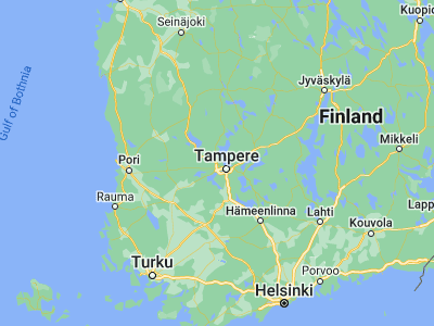 Map showing location of Ylöjärvi (61.55632, 23.59606)