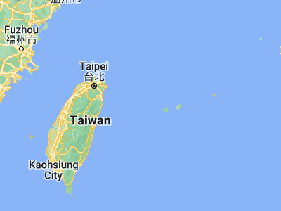 Map showing location of Yonakuni (24.46667, 123)