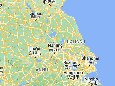 Map showing location of Yongfeng (32.73149, 118.9918)