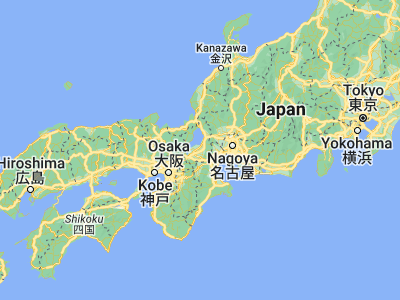 Map showing location of Youkaichi (35.11626, 136.19768)