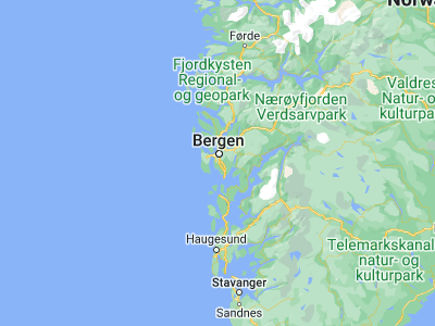 Map showing location of Ytrebygda (60.30504, 5.28236)