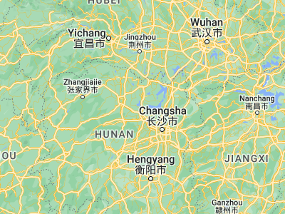 Map showing location of Yuanjiang (28.84298, 112.35217)
