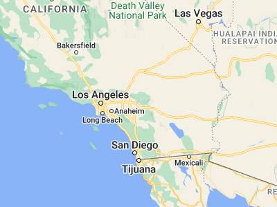 Map showing location of Yucaipa (34.03362, -117.04309)