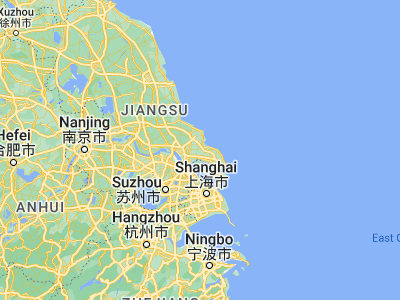 Map showing location of Yudong (32.02723, 121.355)