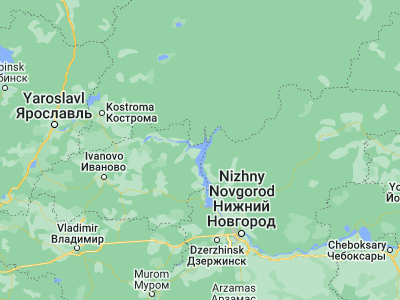 Map showing location of Yur’yevets (57.32007, 43.1041)