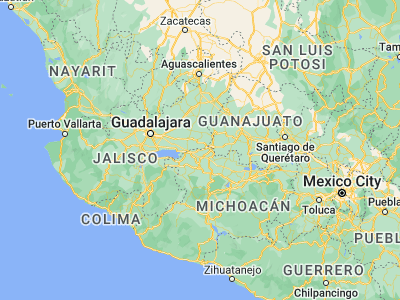 Map showing location of Yurécuaro (20.33738, -102.28342)