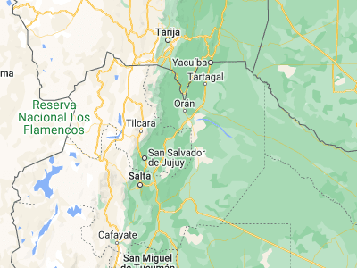 Map showing location of Yuto (-23.64342, -64.47194)