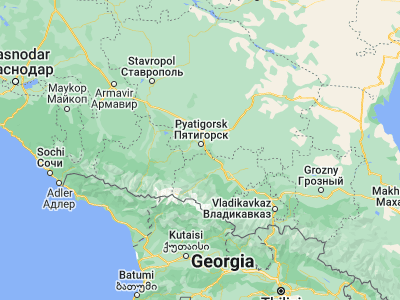 Map showing location of Yutsa (43.95639, 43.01278)