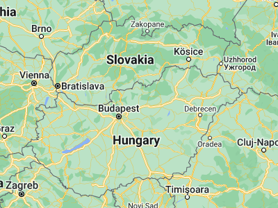 Map showing location of Zagyvaszántó (47.77703, 19.67092)