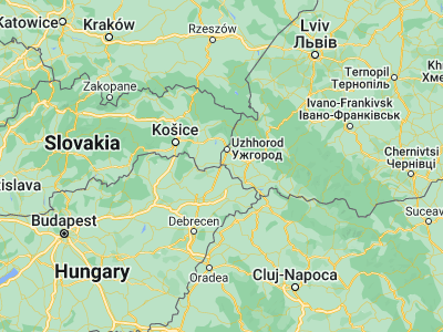 Map showing location of Záhony (48.40906, 22.17614)