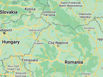 Map showing location of Zalău (47.2, 23.05)