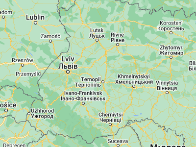 Map showing location of Zaliztsi (49.79188, 25.37297)