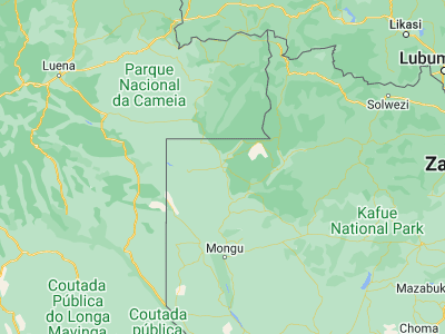 Map showing location of Zambezi (-13.54323, 23.10466)