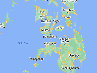 Map showing location of Zamboanguita (9.1025, 123.1996)