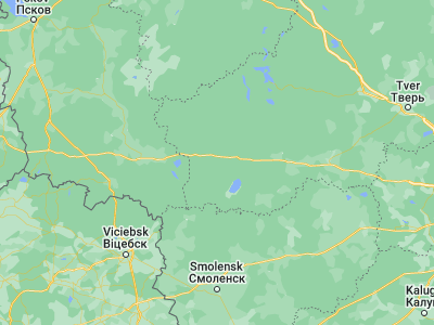 Map showing location of Zapadnaya Dvina (56.25901, 32.07454)