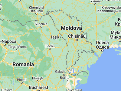 Map showing location of Zăpodeni (46.75, 27.65)
