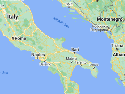 Map showing location of Zapponeta (41.45704, 15.95706)