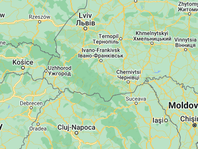 Map showing location of Zarichchya (48.52144, 24.64857)