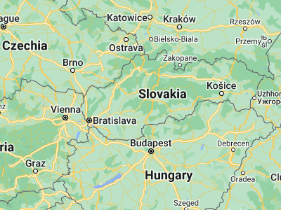 Map showing location of Žarnovica (48.48124, 18.71565)