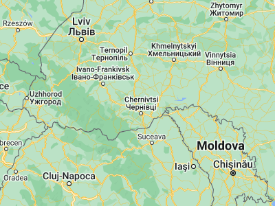 Map showing location of Zastavna (48.52307, 25.84369)