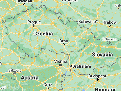 Map showing location of Zbýšov (49.15524, 16.34951)