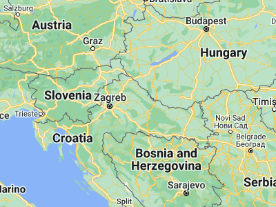 Map showing location of Ždralovi (45.87639, 16.875)