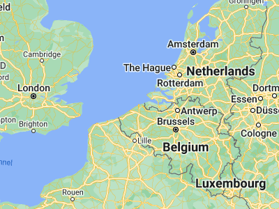 Map showing location of Zeebrugge (51.32902, 3.18188)
