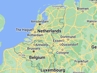 Map showing location of Zeeland (51.6975, 5.67639)