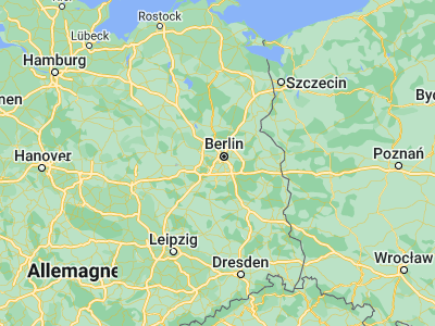Map showing location of Zehlendorf (52.43333, 13.25)
