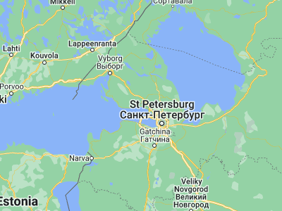 Map showing location of Zelenogorsk (60.19968, 29.70183)