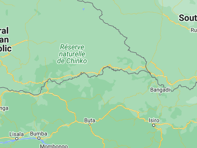 Map showing location of Zemio (5.03144, 25.13614)