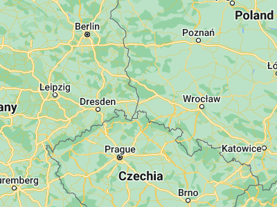 Map showing location of Zgorzelec (51.14942, 15.00835)