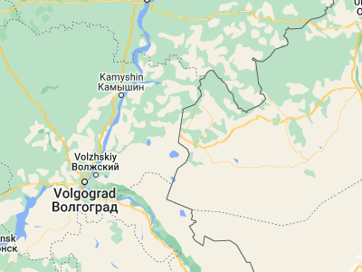 Map showing location of Zhänibek (49.42207, 46.84705)