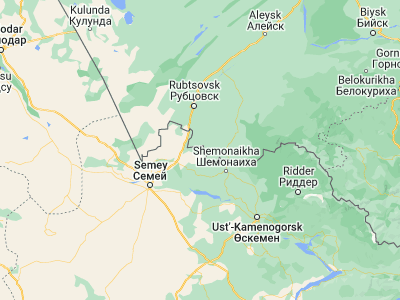 Map showing location of Zhezkent (50.93112, 81.3615)