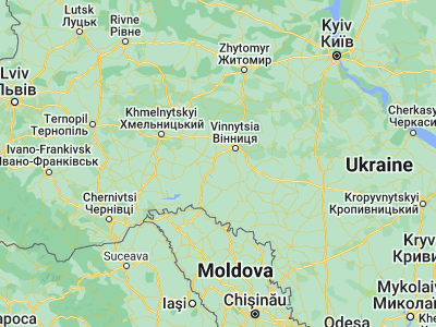 Map showing location of Zhmerynka (49.03705, 28.11201)