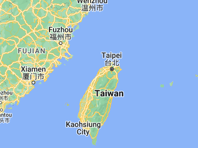 Map showing location of Zhubei (24.83833, 121.00778)