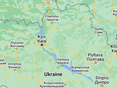 Map showing location of Zhurivka (50.50276, 31.78492)