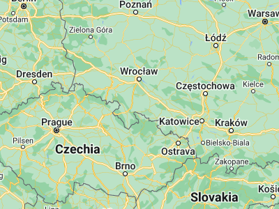 Map showing location of Ziębice (50.60122, 17.04065)