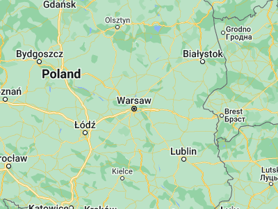 Map showing location of Zielonka (52.30376, 21.16018)