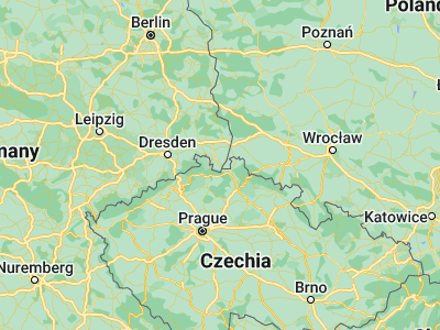 Map showing location of Zittau (50.89772, 14.80764)