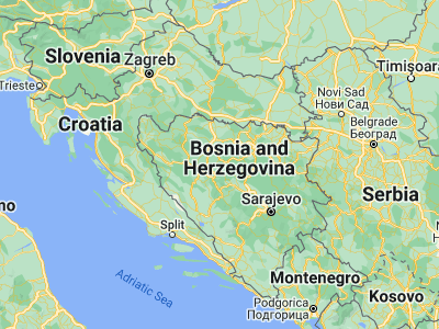 Map showing location of Živinice (44.54766, 17.37357)