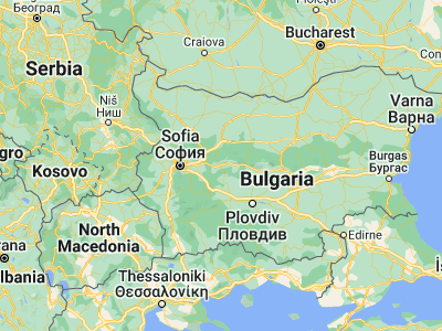 Map showing location of Zlatitsa (42.71667, 24.13333)