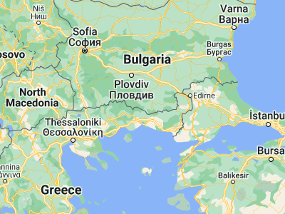 Map showing location of Zlatograd (41.38333, 25.1)